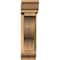 Ekena Millwork Funston Traditional Rough Sawn Bracket w/ Offset Brace, Western Red Cedar, 6"W x 22"D x 22"H BKT0604X22X22FST01RWR - alternate 2
